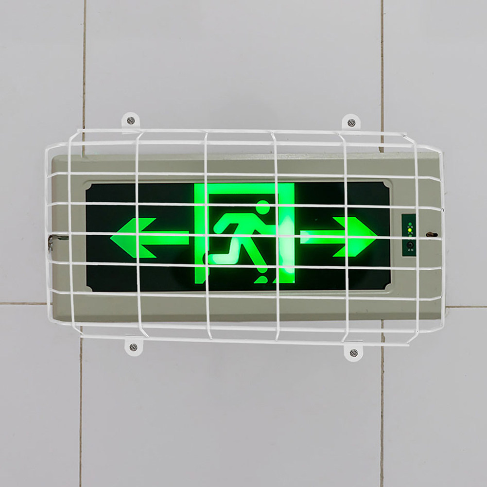 Emergency Exit Sign - 2개입 출구 표지판 보호 가드 금속