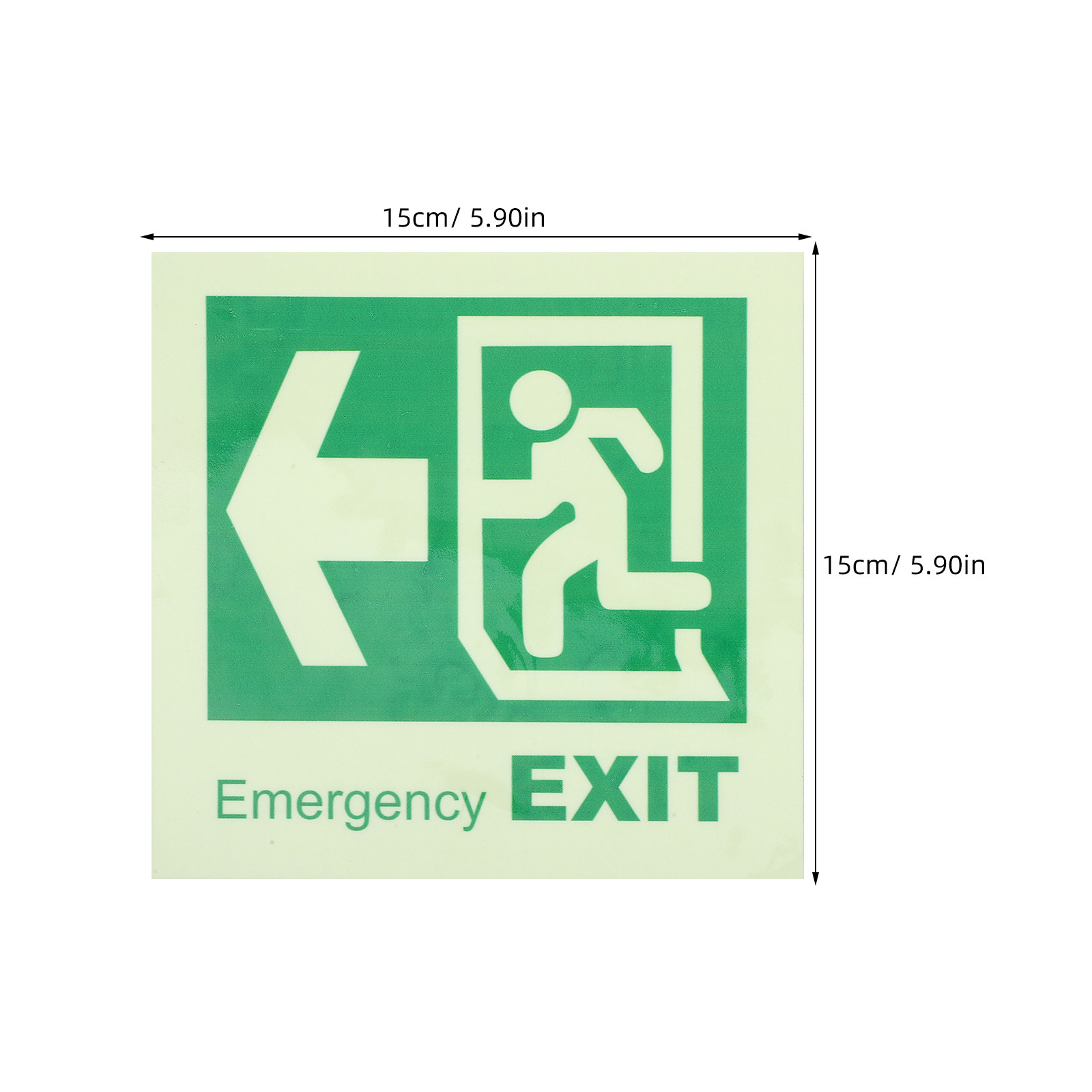 야광 자가 접착 비상구 표시 스티커 - 쇼핑몰, 영화관 - Emergency Exit Sign 리뷰 및 가격