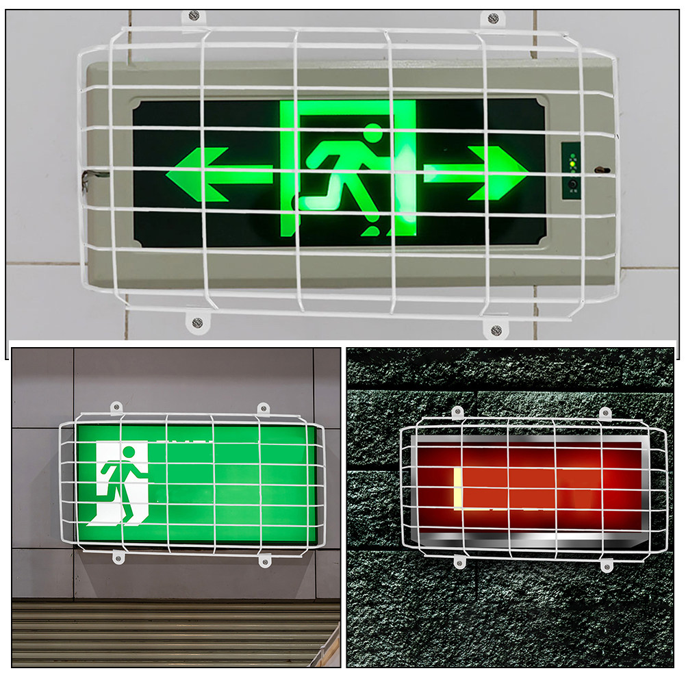 2개입 출구 표지판 보호 가드 금속 비상등 전선 커버  - Emergency Exit Sign 리뷰 및 가격