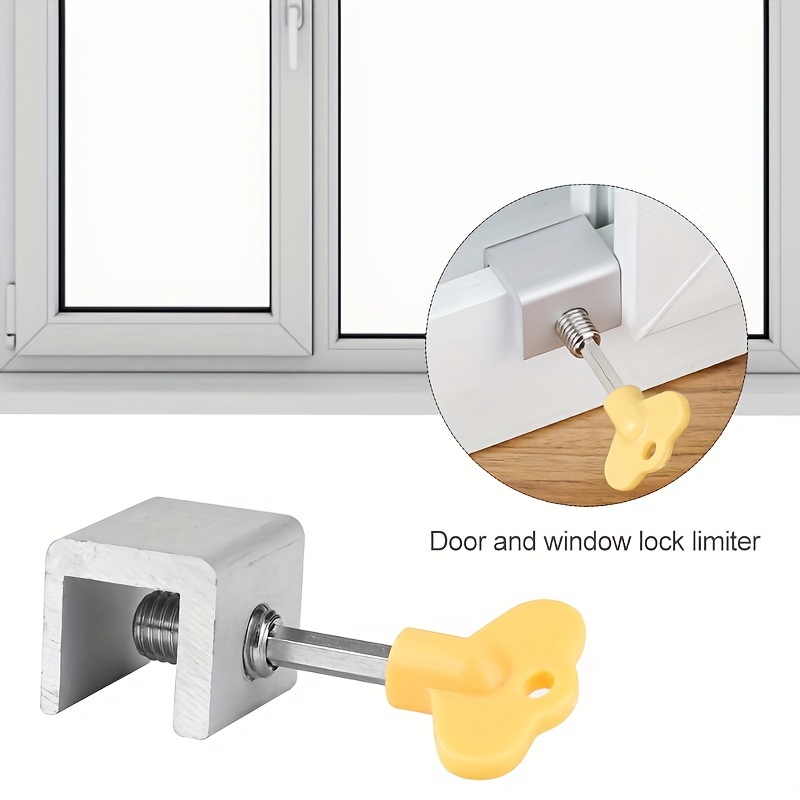 3세트의 도어 및 창문 제한 클램프, 보호 패드가 있는 - Window Lock Bar 리뷰 및 가격